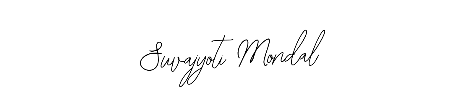 You should practise on your own different ways (Bearetta-2O07w) to write your name (Suvajyoti Mondal) in signature. don't let someone else do it for you. Suvajyoti Mondal signature style 12 images and pictures png