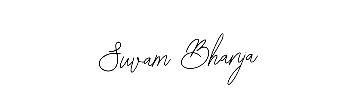 It looks lik you need a new signature style for name Suvam Bhanja. Design unique handwritten (Bearetta-2O07w) signature with our free signature maker in just a few clicks. Suvam Bhanja signature style 12 images and pictures png