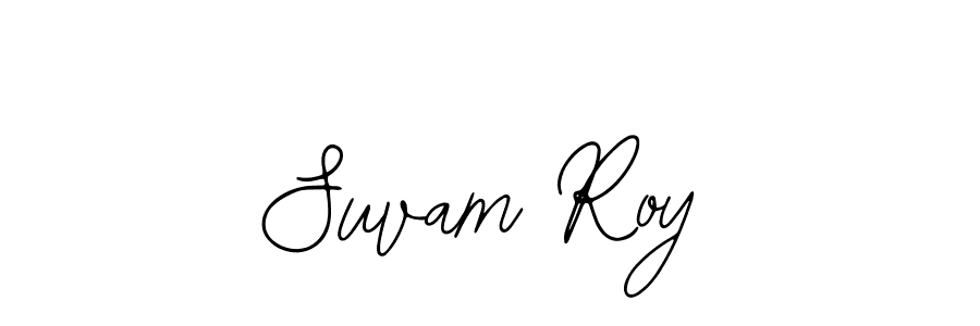 The best way (Bearetta-2O07w) to make a short signature is to pick only two or three words in your name. The name Suvam Roy include a total of six letters. For converting this name. Suvam Roy signature style 12 images and pictures png