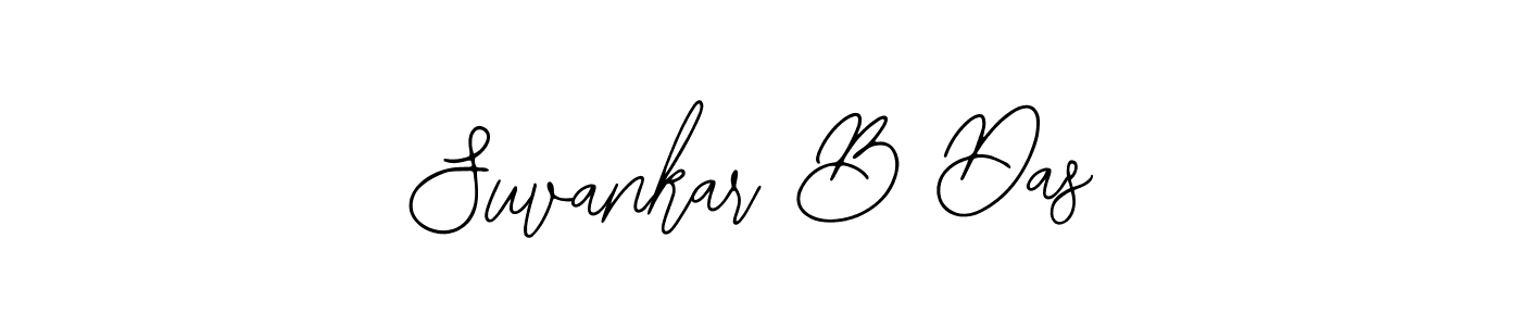 Also You can easily find your signature by using the search form. We will create Suvankar B Das name handwritten signature images for you free of cost using Bearetta-2O07w sign style. Suvankar B Das signature style 12 images and pictures png