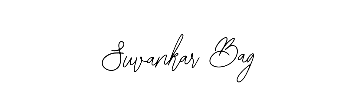 Create a beautiful signature design for name Suvankar Bag. With this signature (Bearetta-2O07w) fonts, you can make a handwritten signature for free. Suvankar Bag signature style 12 images and pictures png