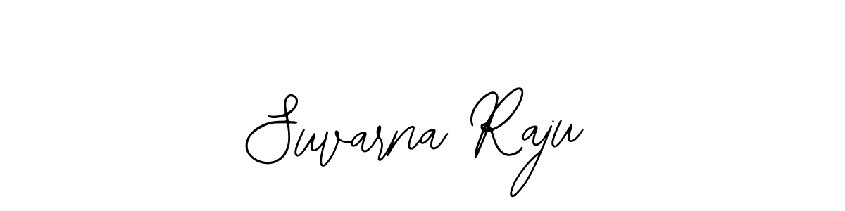 Similarly Bearetta-2O07w is the best handwritten signature design. Signature creator online .You can use it as an online autograph creator for name Suvarna Raju. Suvarna Raju signature style 12 images and pictures png