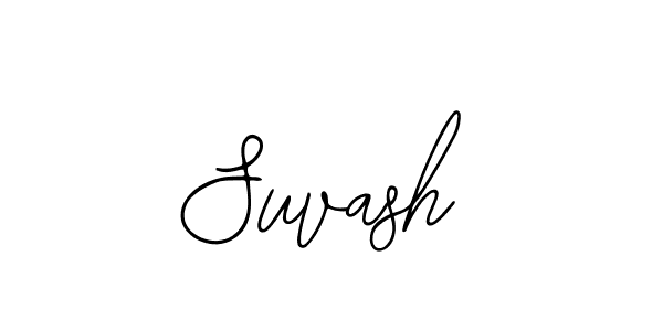 Suvash stylish signature style. Best Handwritten Sign (Bearetta-2O07w) for my name. Handwritten Signature Collection Ideas for my name Suvash. Suvash signature style 12 images and pictures png