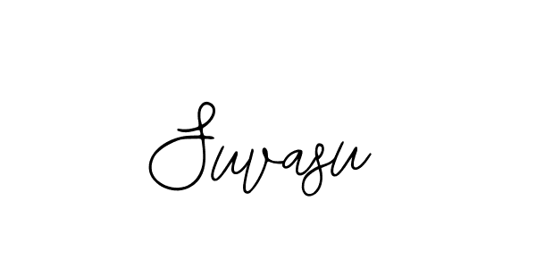 How to make Suvasu name signature. Use Bearetta-2O07w style for creating short signs online. This is the latest handwritten sign. Suvasu signature style 12 images and pictures png