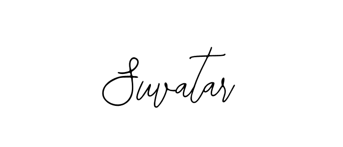 Use a signature maker to create a handwritten signature online. With this signature software, you can design (Bearetta-2O07w) your own signature for name Suvatar. Suvatar signature style 12 images and pictures png