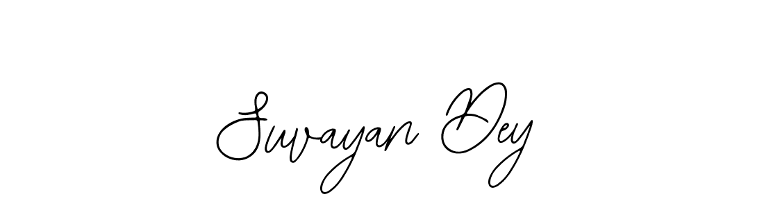 How to make Suvayan Dey name signature. Use Bearetta-2O07w style for creating short signs online. This is the latest handwritten sign. Suvayan Dey signature style 12 images and pictures png