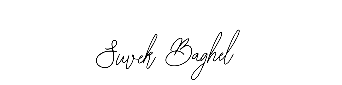 Create a beautiful signature design for name Suvek Baghel. With this signature (Bearetta-2O07w) fonts, you can make a handwritten signature for free. Suvek Baghel signature style 12 images and pictures png