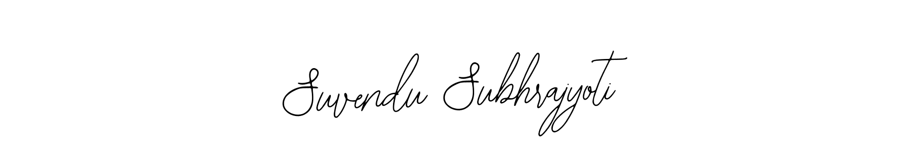 Use a signature maker to create a handwritten signature online. With this signature software, you can design (Bearetta-2O07w) your own signature for name Suvendu Subhrajyoti. Suvendu Subhrajyoti signature style 12 images and pictures png