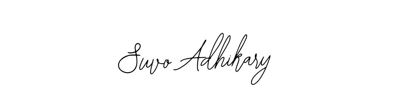 Also You can easily find your signature by using the search form. We will create Suvo Adhikary name handwritten signature images for you free of cost using Bearetta-2O07w sign style. Suvo Adhikary signature style 12 images and pictures png