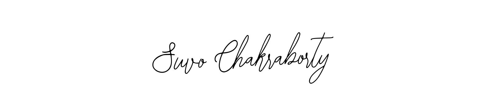 You should practise on your own different ways (Bearetta-2O07w) to write your name (Suvo Chakraborty) in signature. don't let someone else do it for you. Suvo Chakraborty signature style 12 images and pictures png