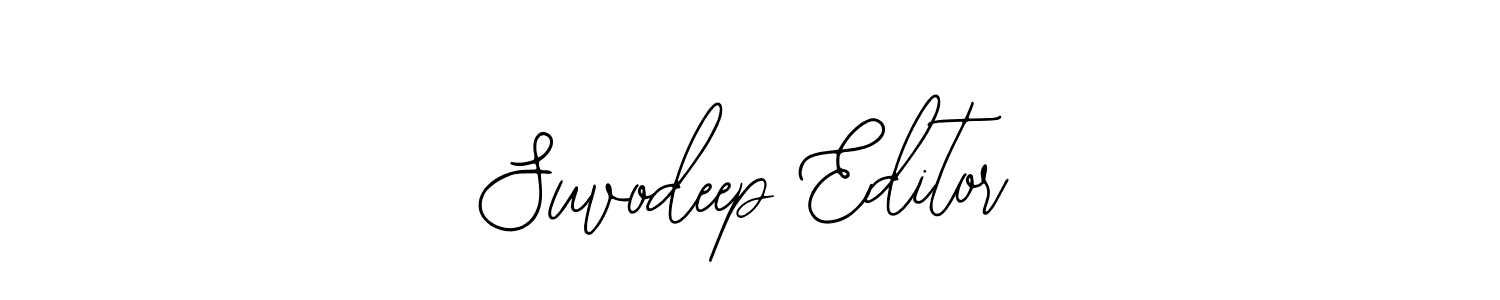 Make a short Suvodeep Editor signature style. Manage your documents anywhere anytime using Bearetta-2O07w. Create and add eSignatures, submit forms, share and send files easily. Suvodeep Editor signature style 12 images and pictures png