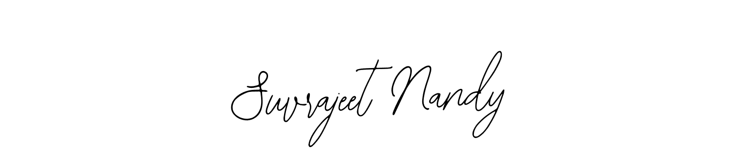 Create a beautiful signature design for name Suvrajeet Nandy. With this signature (Bearetta-2O07w) fonts, you can make a handwritten signature for free. Suvrajeet Nandy signature style 12 images and pictures png