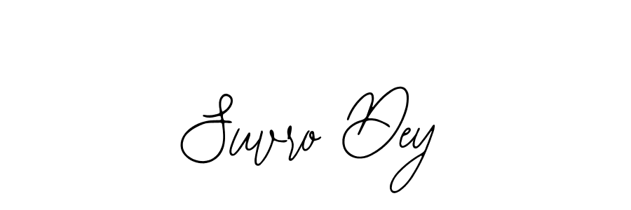 Design your own signature with our free online signature maker. With this signature software, you can create a handwritten (Bearetta-2O07w) signature for name Suvro Dey. Suvro Dey signature style 12 images and pictures png