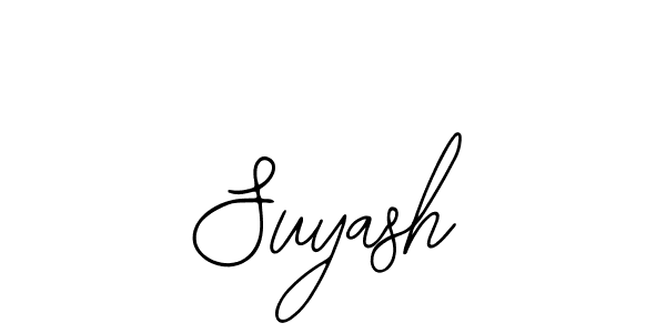 Make a beautiful signature design for name Suyash. With this signature (Bearetta-2O07w) style, you can create a handwritten signature for free. Suyash signature style 12 images and pictures png