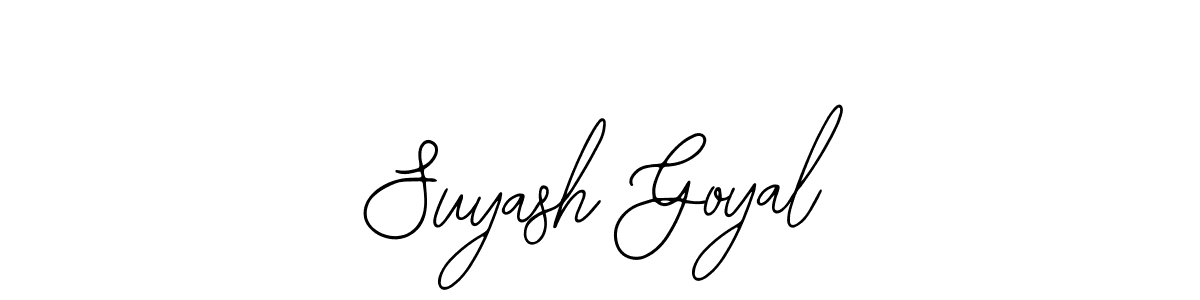 Once you've used our free online signature maker to create your best signature Bearetta-2O07w style, it's time to enjoy all of the benefits that Suyash Goyal name signing documents. Suyash Goyal signature style 12 images and pictures png