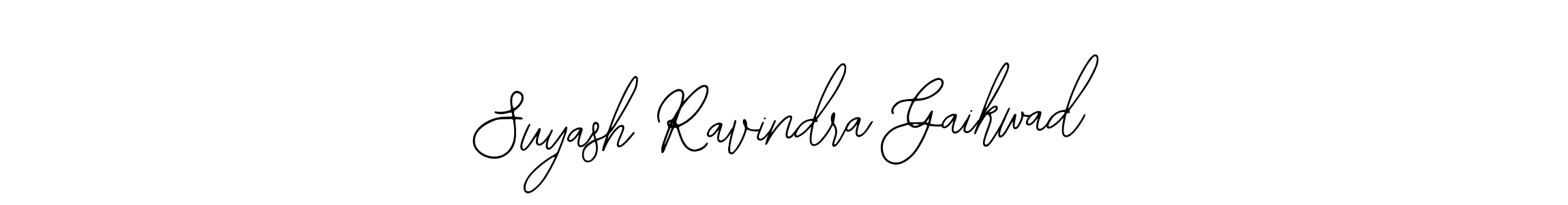 Suyash Ravindra Gaikwad stylish signature style. Best Handwritten Sign (Bearetta-2O07w) for my name. Handwritten Signature Collection Ideas for my name Suyash Ravindra Gaikwad. Suyash Ravindra Gaikwad signature style 12 images and pictures png