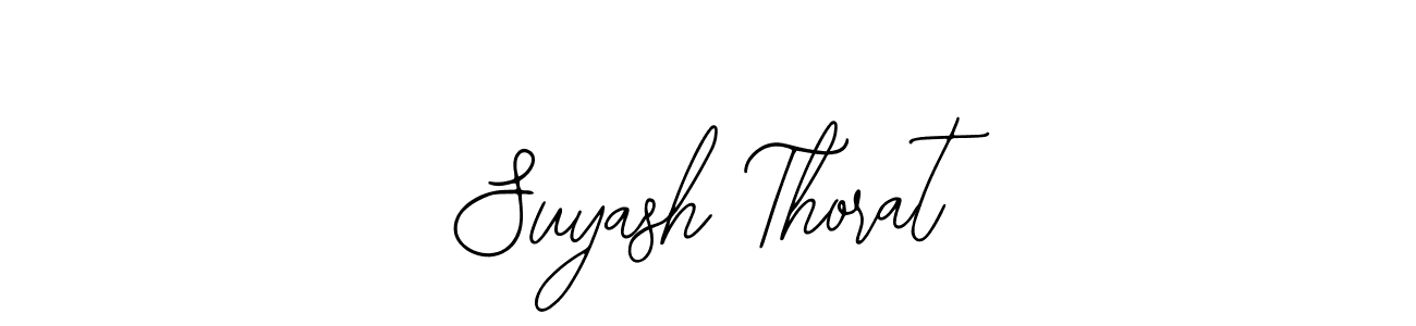 Make a short Suyash Thorat signature style. Manage your documents anywhere anytime using Bearetta-2O07w. Create and add eSignatures, submit forms, share and send files easily. Suyash Thorat signature style 12 images and pictures png