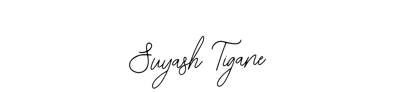 Similarly Bearetta-2O07w is the best handwritten signature design. Signature creator online .You can use it as an online autograph creator for name Suyash Tigane. Suyash Tigane signature style 12 images and pictures png