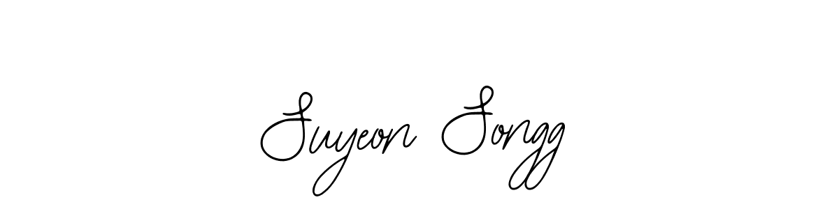 if you are searching for the best signature style for your name Suyeon Songg. so please give up your signature search. here we have designed multiple signature styles  using Bearetta-2O07w. Suyeon Songg signature style 12 images and pictures png