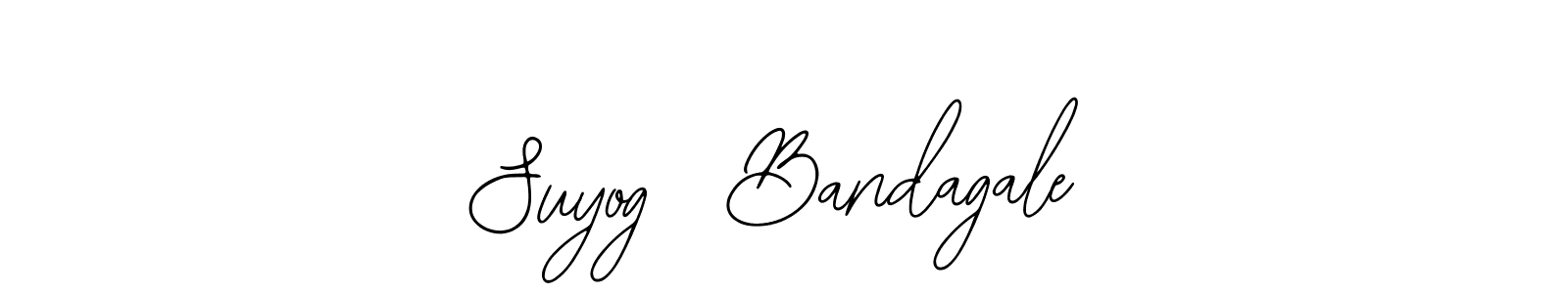 You can use this online signature creator to create a handwritten signature for the name Suyog  Bandagale. This is the best online autograph maker. Suyog  Bandagale signature style 12 images and pictures png