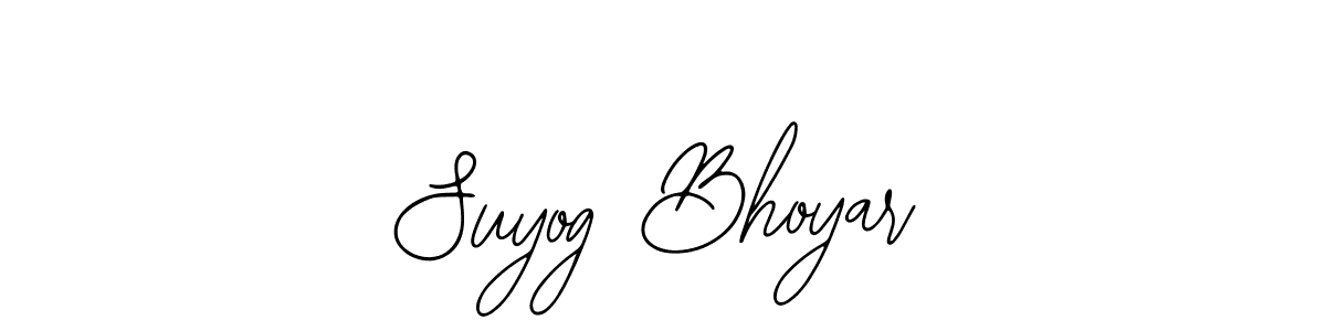 Also we have Suyog Bhoyar name is the best signature style. Create professional handwritten signature collection using Bearetta-2O07w autograph style. Suyog Bhoyar signature style 12 images and pictures png