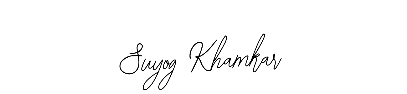 You can use this online signature creator to create a handwritten signature for the name Suyog Khamkar. This is the best online autograph maker. Suyog Khamkar signature style 12 images and pictures png