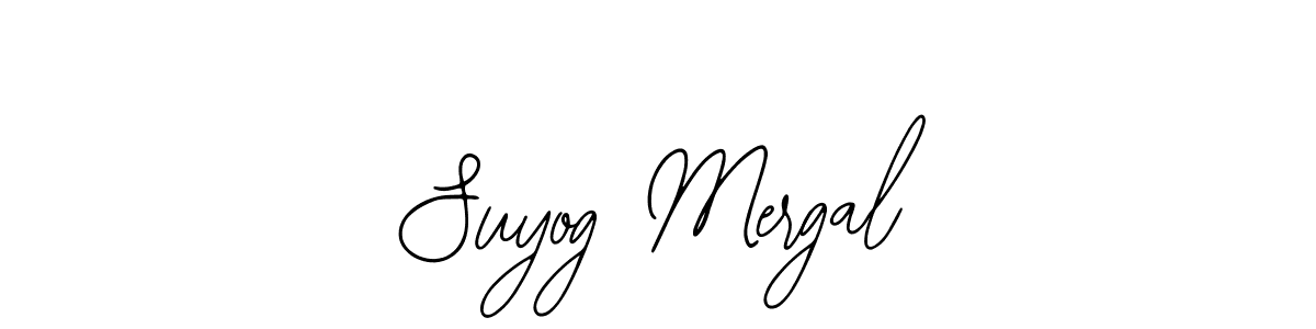 Make a short Suyog Mergal signature style. Manage your documents anywhere anytime using Bearetta-2O07w. Create and add eSignatures, submit forms, share and send files easily. Suyog Mergal signature style 12 images and pictures png