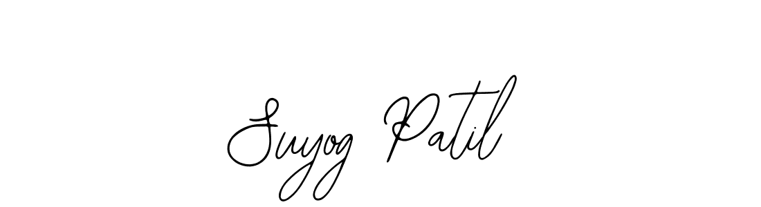 Make a beautiful signature design for name Suyog Patil. With this signature (Bearetta-2O07w) style, you can create a handwritten signature for free. Suyog Patil signature style 12 images and pictures png
