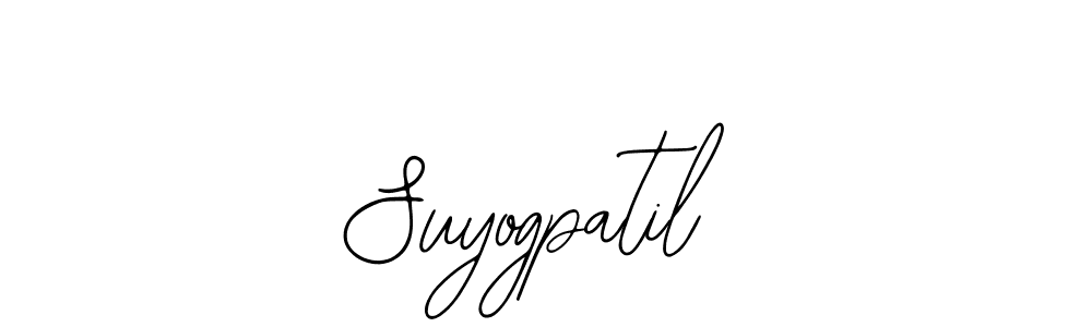 Make a beautiful signature design for name Suyogpatil. With this signature (Bearetta-2O07w) style, you can create a handwritten signature for free. Suyogpatil signature style 12 images and pictures png