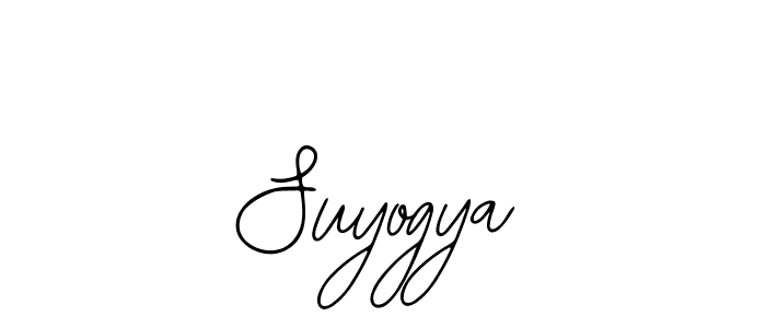 Use a signature maker to create a handwritten signature online. With this signature software, you can design (Bearetta-2O07w) your own signature for name Suyogya. Suyogya signature style 12 images and pictures png