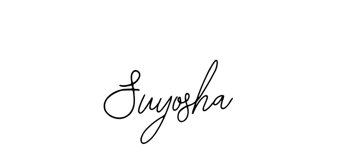 Similarly Bearetta-2O07w is the best handwritten signature design. Signature creator online .You can use it as an online autograph creator for name Suyosha. Suyosha signature style 12 images and pictures png