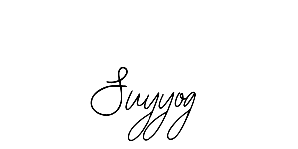 Make a beautiful signature design for name Suyyog. Use this online signature maker to create a handwritten signature for free. Suyyog signature style 12 images and pictures png