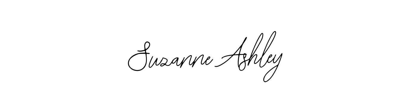 How to make Suzanne Ashley name signature. Use Bearetta-2O07w style for creating short signs online. This is the latest handwritten sign. Suzanne Ashley signature style 12 images and pictures png