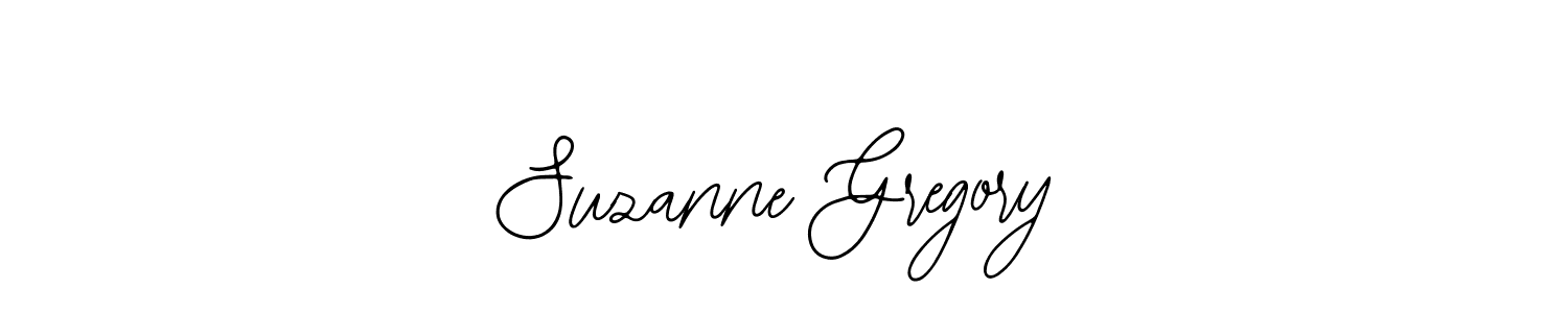 Suzanne Gregory stylish signature style. Best Handwritten Sign (Bearetta-2O07w) for my name. Handwritten Signature Collection Ideas for my name Suzanne Gregory. Suzanne Gregory signature style 12 images and pictures png