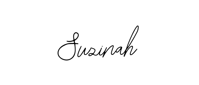 How to make Suzinah name signature. Use Bearetta-2O07w style for creating short signs online. This is the latest handwritten sign. Suzinah signature style 12 images and pictures png