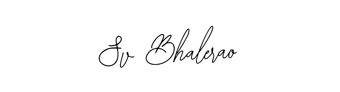 Similarly Bearetta-2O07w is the best handwritten signature design. Signature creator online .You can use it as an online autograph creator for name Sv Bhalerao. Sv Bhalerao signature style 12 images and pictures png