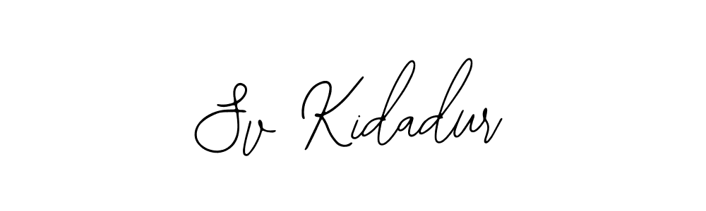 Create a beautiful signature design for name Sv Kidadur. With this signature (Bearetta-2O07w) fonts, you can make a handwritten signature for free. Sv Kidadur signature style 12 images and pictures png