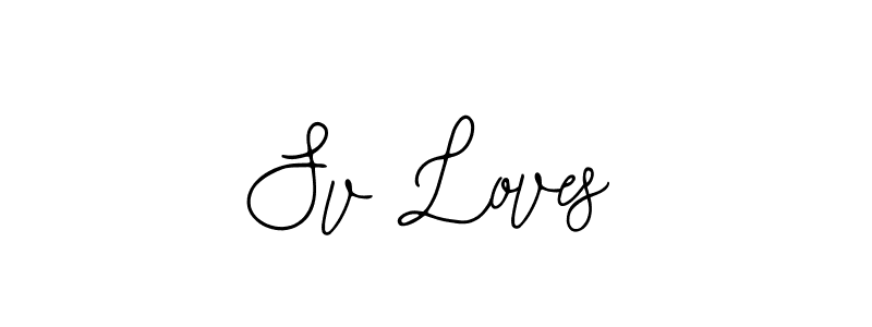 Best and Professional Signature Style for Sv Loves. Bearetta-2O07w Best Signature Style Collection. Sv Loves signature style 12 images and pictures png