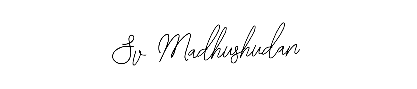 Once you've used our free online signature maker to create your best signature Bearetta-2O07w style, it's time to enjoy all of the benefits that Sv Madhushudan name signing documents. Sv Madhushudan signature style 12 images and pictures png