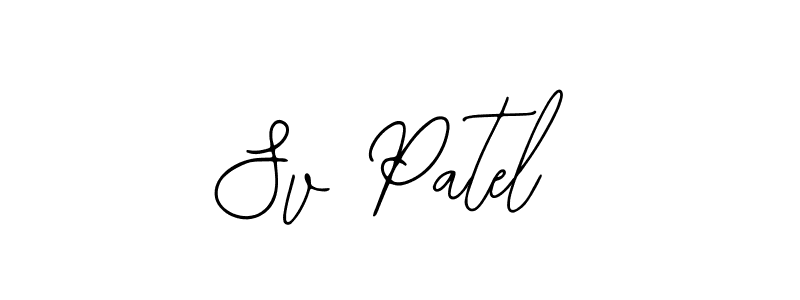 How to Draw Sv Patel signature style? Bearetta-2O07w is a latest design signature styles for name Sv Patel. Sv Patel signature style 12 images and pictures png