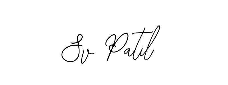 Make a beautiful signature design for name Sv Patil. Use this online signature maker to create a handwritten signature for free. Sv Patil signature style 12 images and pictures png