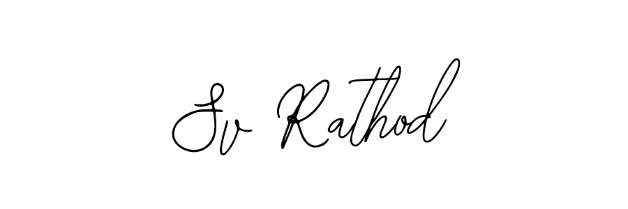 It looks lik you need a new signature style for name Sv Rathod. Design unique handwritten (Bearetta-2O07w) signature with our free signature maker in just a few clicks. Sv Rathod signature style 12 images and pictures png