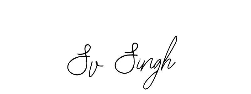 Best and Professional Signature Style for Sv Singh. Bearetta-2O07w Best Signature Style Collection. Sv Singh signature style 12 images and pictures png