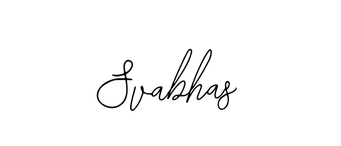 The best way (Bearetta-2O07w) to make a short signature is to pick only two or three words in your name. The name Svabhas include a total of six letters. For converting this name. Svabhas signature style 12 images and pictures png