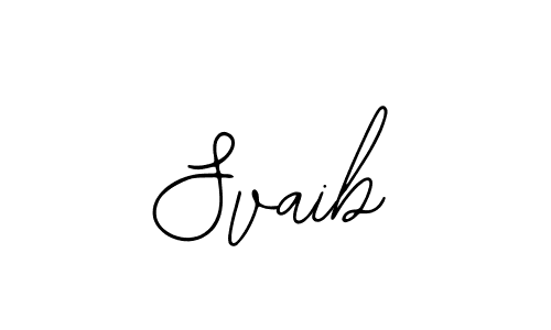 Design your own signature with our free online signature maker. With this signature software, you can create a handwritten (Bearetta-2O07w) signature for name Svaib. Svaib signature style 12 images and pictures png
