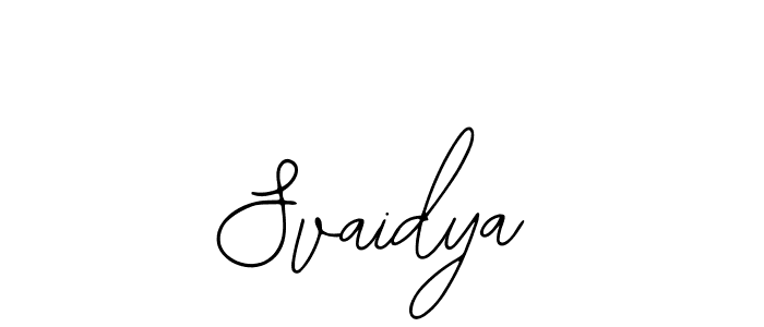 if you are searching for the best signature style for your name Svaidya. so please give up your signature search. here we have designed multiple signature styles  using Bearetta-2O07w. Svaidya signature style 12 images and pictures png