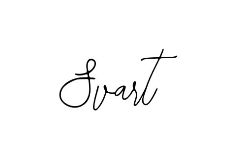 How to make Svart name signature. Use Bearetta-2O07w style for creating short signs online. This is the latest handwritten sign. Svart signature style 12 images and pictures png