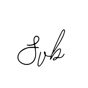 The best way (Bearetta-2O07w) to make a short signature is to pick only two or three words in your name. The name Svb include a total of six letters. For converting this name. Svb signature style 12 images and pictures png