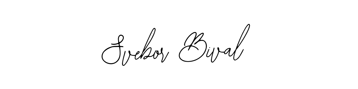 Similarly Bearetta-2O07w is the best handwritten signature design. Signature creator online .You can use it as an online autograph creator for name Svebor Bival. Svebor Bival signature style 12 images and pictures png