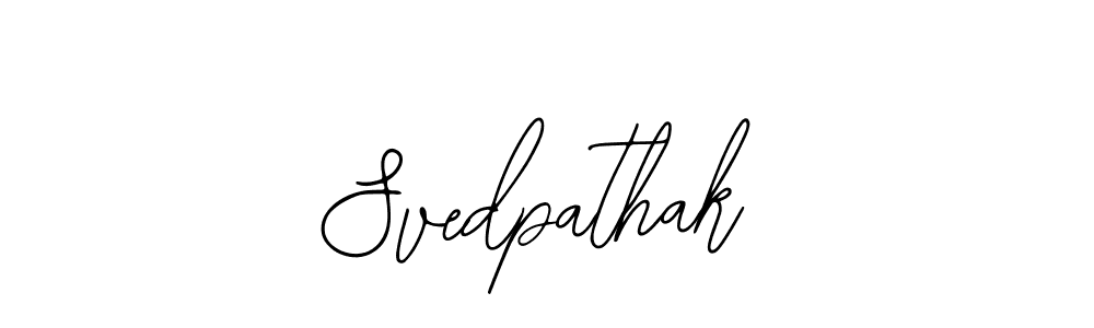 Svedpathak stylish signature style. Best Handwritten Sign (Bearetta-2O07w) for my name. Handwritten Signature Collection Ideas for my name Svedpathak. Svedpathak signature style 12 images and pictures png